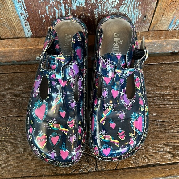 ALEGRIA FRIDA Classic Clog Hearts Size 38 - Picture 2 of 10